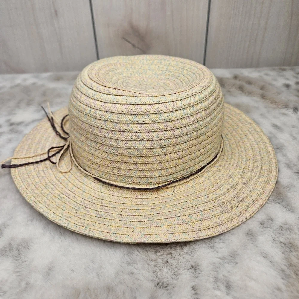 Scala Kids Girl's Sun Panama Hat Youth Size 4-6X (20